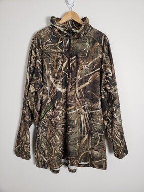Drake Waterfowl Systems 1/4 Zip Pullover Realtree MAX-5 Camo Size 3XL